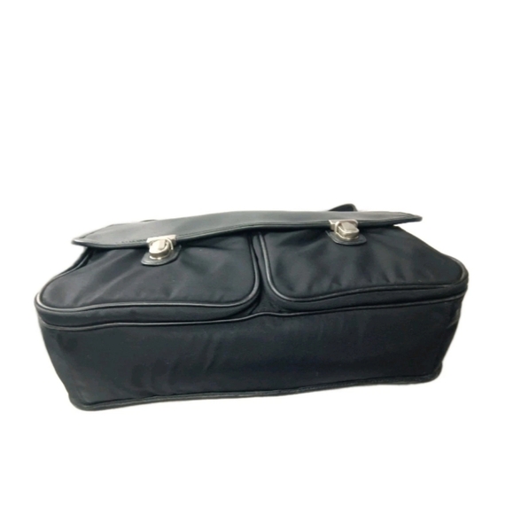 Vintage Coach 5101 Black Canvas & Leather Briefcase Messenger Bag - Picture 11 of 11